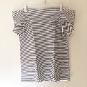 J Crew off the shoulder shirt